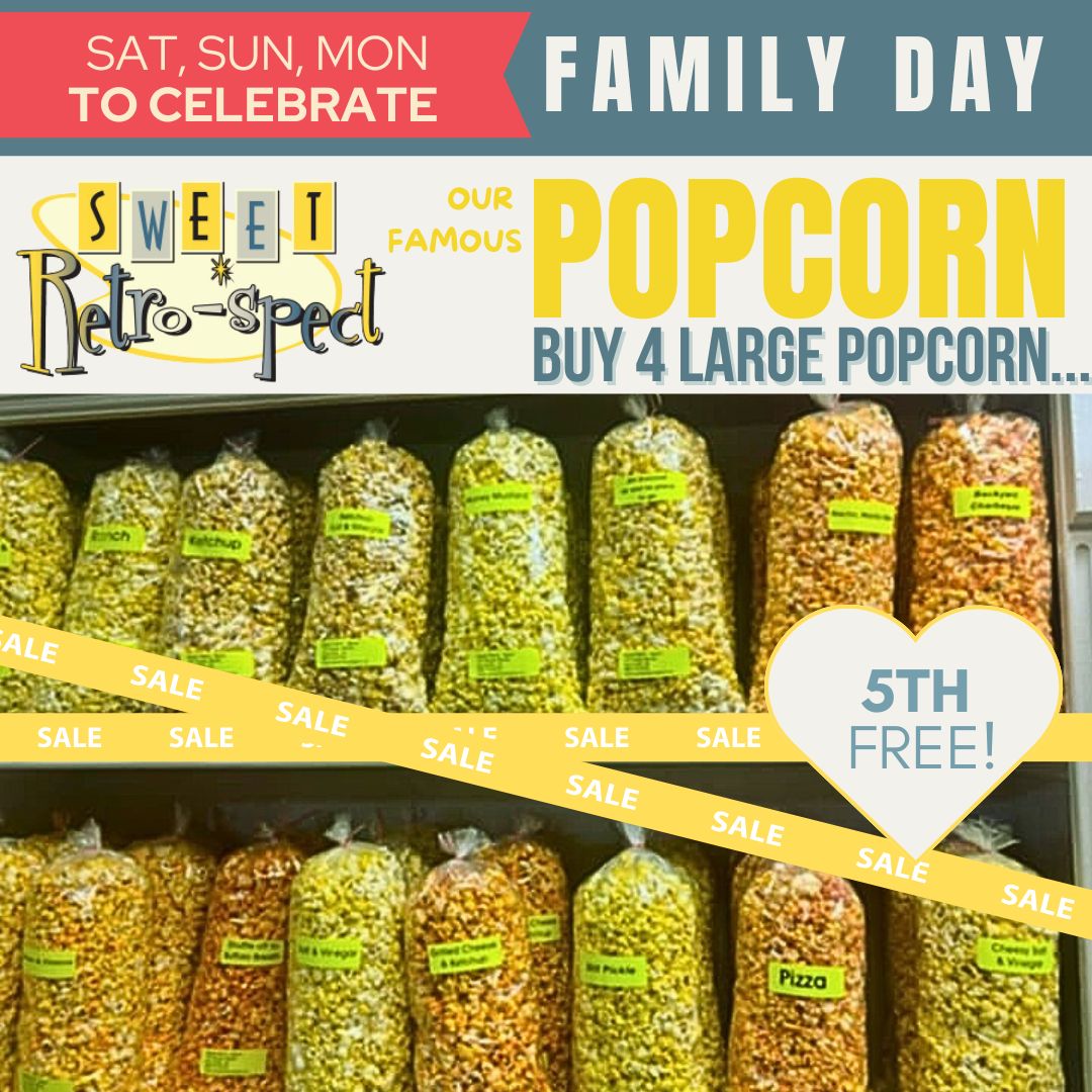 Weekend Popcorn Popcorn | Sweet Retro-spect